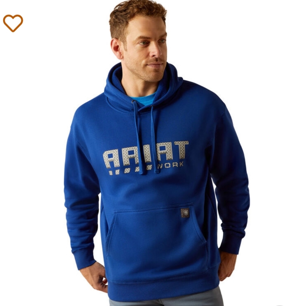 Ariat Men's Blue Hoodie